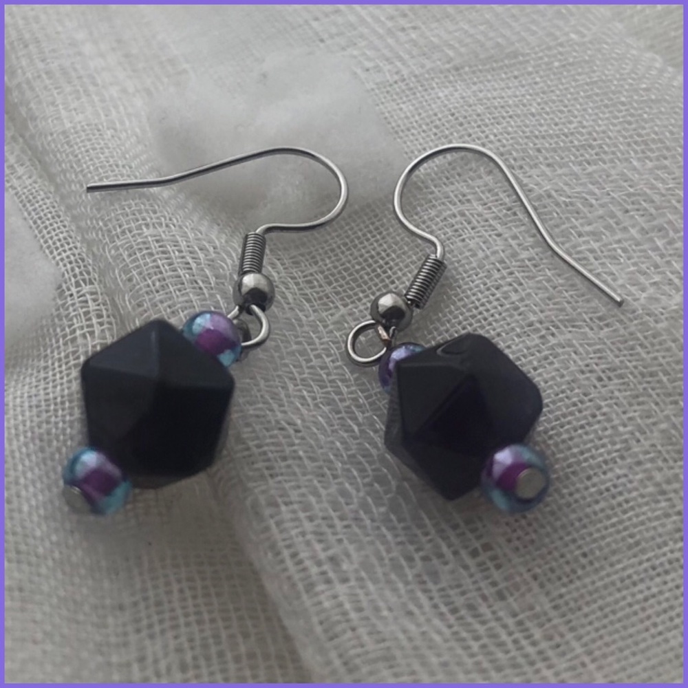 Amethyst earrings